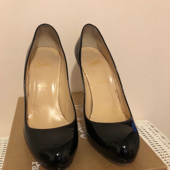 Black Patent Christian Louboutin 40 - Picture 2 of 8
